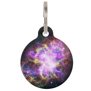 Médaillon Pour Animaux Crabe Nebula Supernova Remnant Hubble Composite