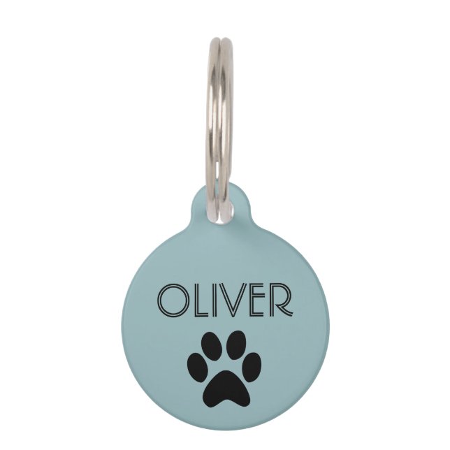 Médaillon Pour Animaux CRÉER VOTRE PROPRE PERSONNALISER Chien Chat Cadeau (Devant)