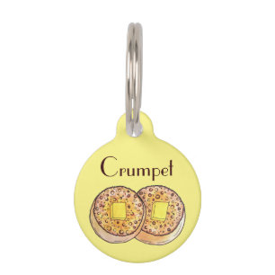 Médaillon Pour Animaux Crumpets à beurre chaud Cuisine britannique