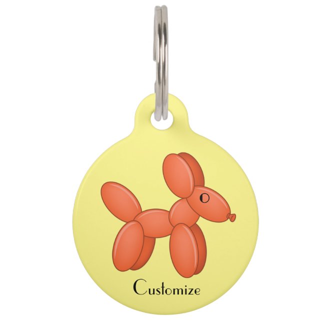 Médaillon Pour Animaux Cute Balloon Chien Thunder_Cove (Devant)