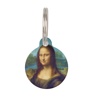 Médaillon Pour Animaux Da Vinci : Mona Lisa