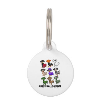 Médaillon Pour Animaux Dachshund Joyeux Halloween Funny Dog Halloween