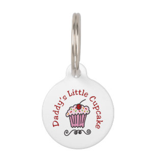 Médaillon Pour Animaux Daddy Little Cupcake