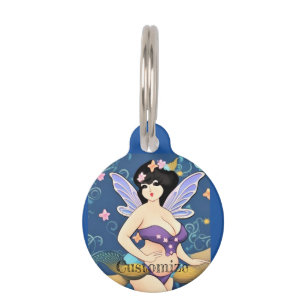 Médaillon Pour Animaux Déesse de fée en pleine figure Thunder_Cove