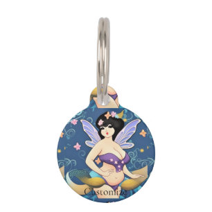 Médaillon Pour Animaux Déesse de fée en pleine figure Thunder_Cove
