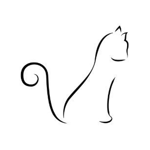 Dessin Simple De Chat Coloring And Drawing