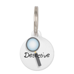 Médaillon Pour Animaux Détective