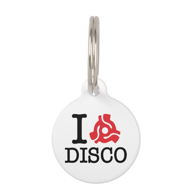 Médaillon Pour Animaux Discothèque de l'adaptateur I 45 (Dos)