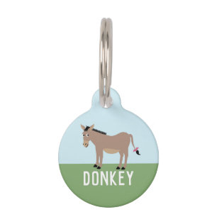 Médaillon Pour Animaux Donkey