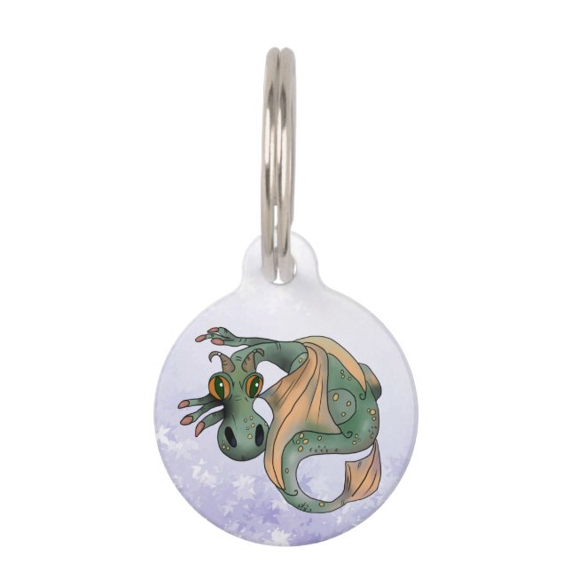 Médaillon Pour Animaux Dragon  (Devant)