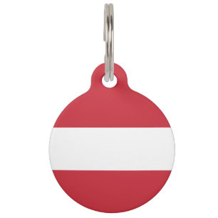 Médaillon Pour Animaux Drapeau autrichien