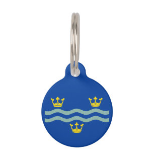 Médaillon Pour Animaux Drapeau de Cambridgeshire