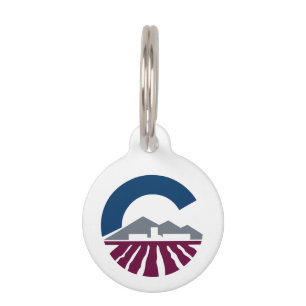 Médaillon Pour Animaux Drapeau de Chandler, Arizona