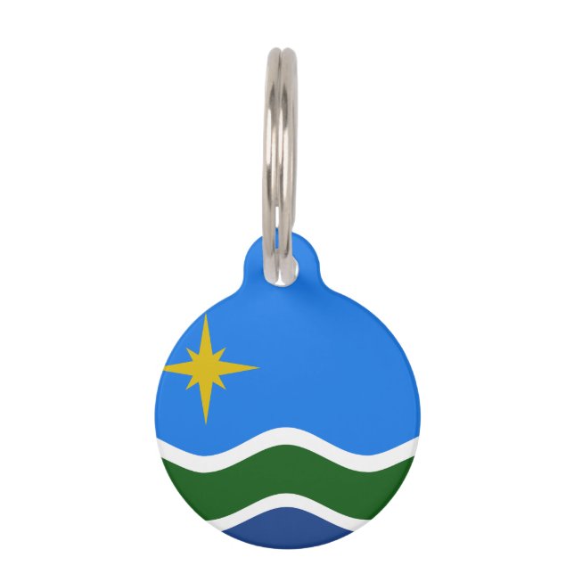 Médaillon Pour Animaux Drapeau de Duluth, Minnesota (Devant)