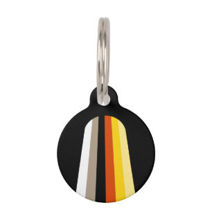 Médaillon Pour Animaux Drapeau de fierté des cheveux longs