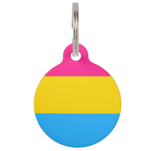 Médaillon Pour Animaux Drapeau de la fierté Pansexual