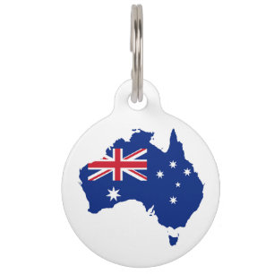 Médaillon Pour Animaux drapeau de l'Australie
