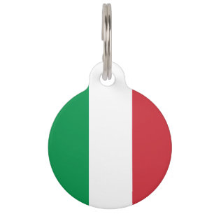 Médaillon Pour Animaux Drapeau de l'Italie