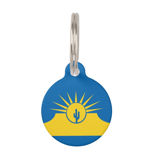 Médaillon Pour Animaux Drapeau de MESA, Arizona (Devant)