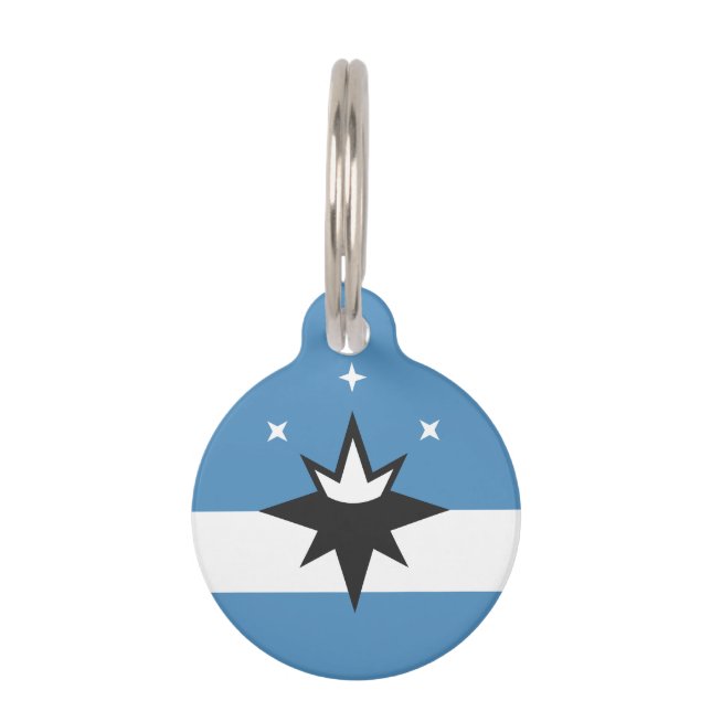 Médaillon Pour Animaux Drapeau de Springfield, Missouri (Devant)