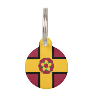 Médaillon Pour Animaux Drapeau sur Northamptonshire
