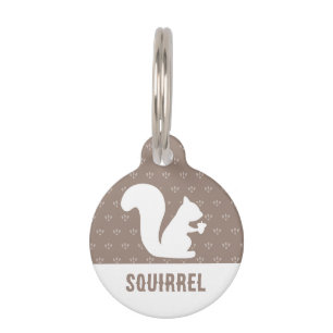 Médaillon Pour Animaux Écureuil