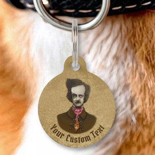 Médaillon Pour Animaux Edgar avec scarabée d'or