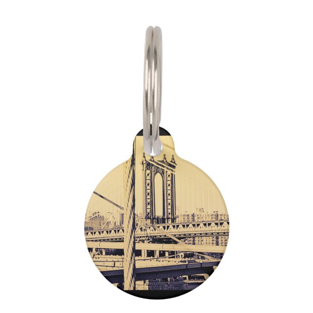 Médaillon Pour Animaux Édition de Brooklyn NY d'amants d'animal familier (Devant)