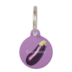 Médaillon Pour Animaux Eggplant Thunder_Cove