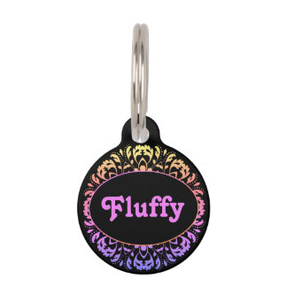 Médaillon Pour Animaux Elégant couleur girly
