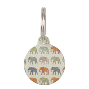 Médaillon Pour Animaux Élément Motif Animal Coloré Contemporain