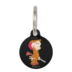 Médaillon Pour Animaux ELMER FUDD™  Pose effrayée