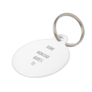 MÉDAILLON POUR ANIMAUX EM 24 ペット用名札
