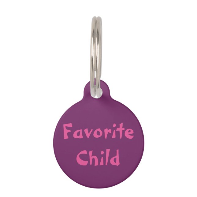 Médaillon Pour Animaux Enfant favori (Devant)