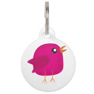 Médaillon Pour Animaux Enfants mignonette birdy