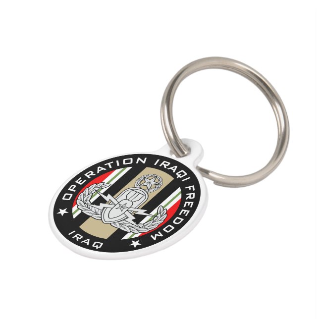 Médaillon Pour Animaux EOD principal OIF (Côté )