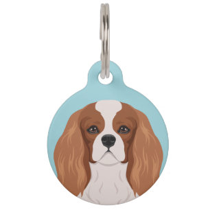 Médaillon Pour Animaux Épagneul cavalier du Roi Charles