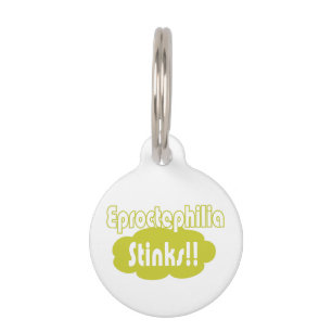 Médaillon Pour Animaux Eproctophilia pue ! !
