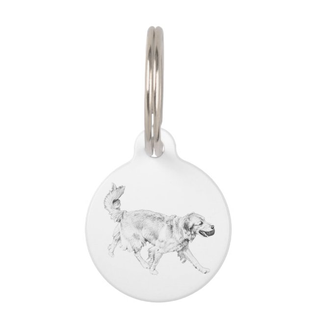Médaillon Pour Animaux Esprit de piste chaleureuse (Devant)