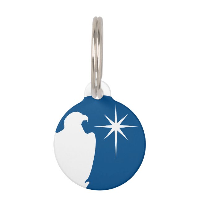 Médaillon Pour Animaux Étiquette d'animal de compagnie MorningStar - [nom (Devant)