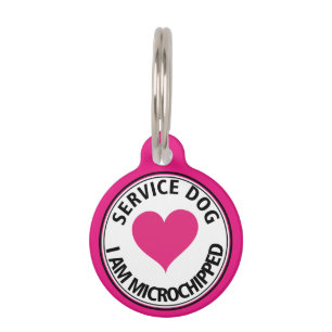 Médaillon Pour Animaux Étiquette d'animal familier de coeur de rose de