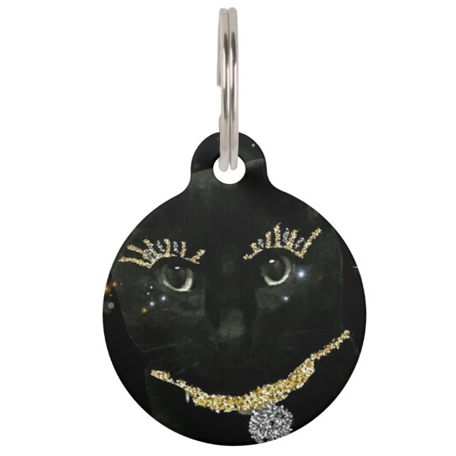 Médaillon Pour Animaux Étiquette d'animal familier personnalisée par (Devant)