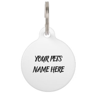 Médaillon Pour Animaux étiquette de chien
