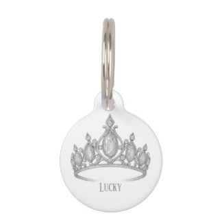 Médaillon Pour Animaux Étiquette de collier de chien princesse personnali