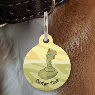 Médaillon Pour Animaux Étiquette de nom de compagnie pour joystick