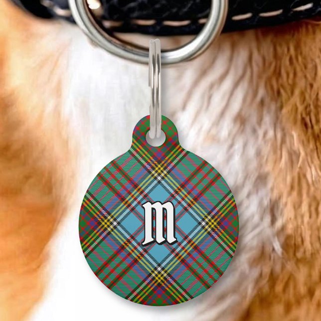 Médaillon Pour Animaux Étiquette d'identification Clan Anderson Tartan (Créateur téléchargé)