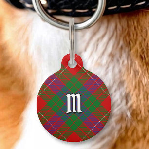Médaillon Pour Animaux Étiquette d'identification Clan Fraser Tartan