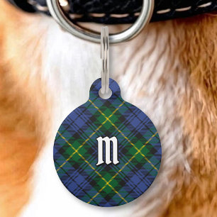 Médaillon Pour Animaux Étiquette d'identification Clan Gordon Tartan