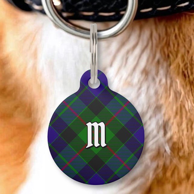 Médaillon Pour Animaux Étiquette d'identification Clan Gunn Tartan (Créateur téléchargé)