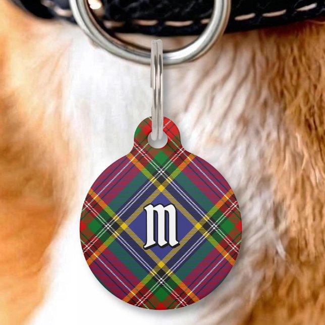 Médaillon Pour Animaux Étiquette d'identification Clan MacBeth Tartan (Créateur téléchargé)